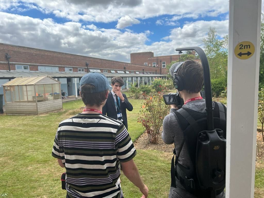 Wymondham Sixth Form Filming crew