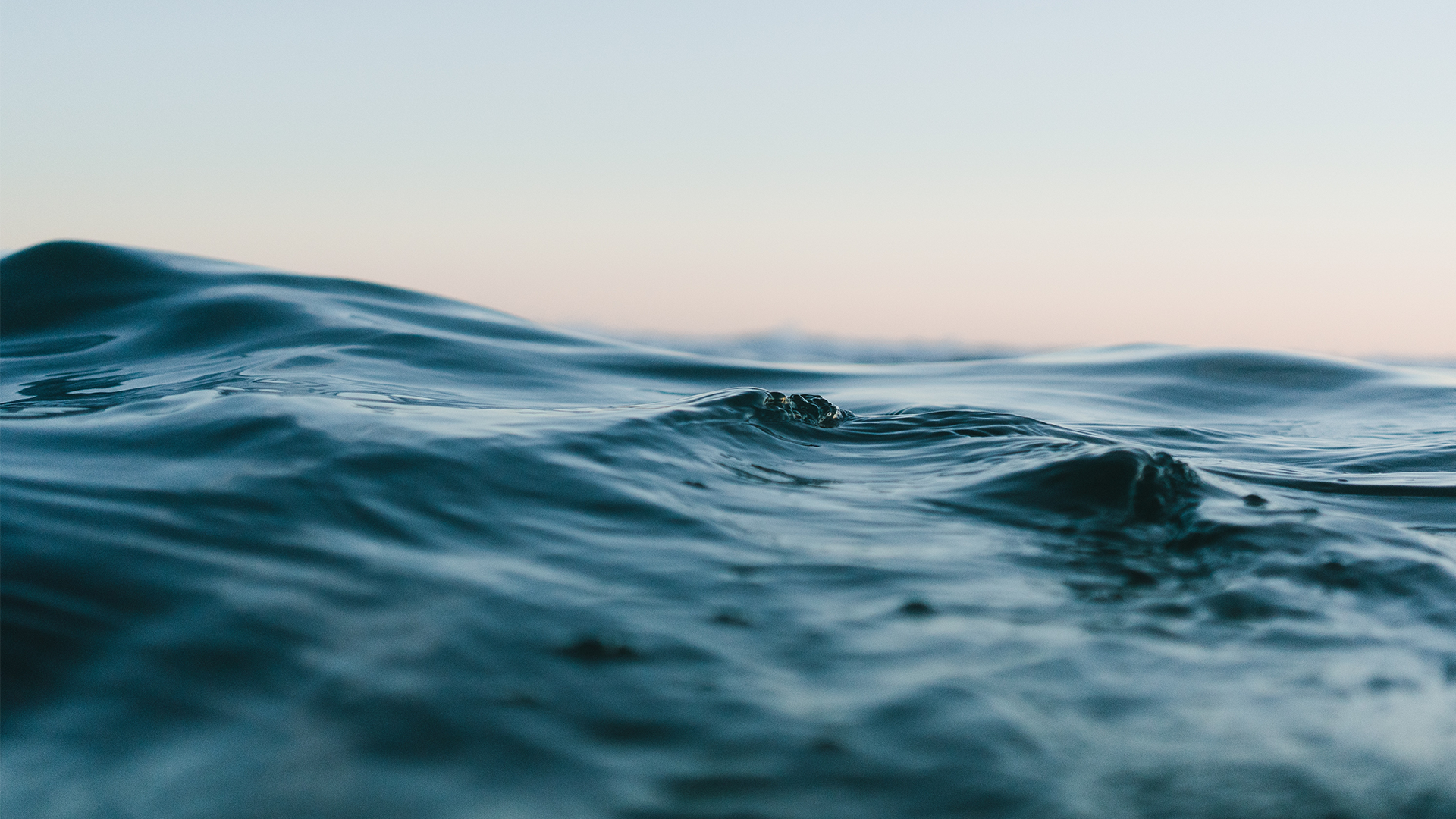 Ocean water closeup