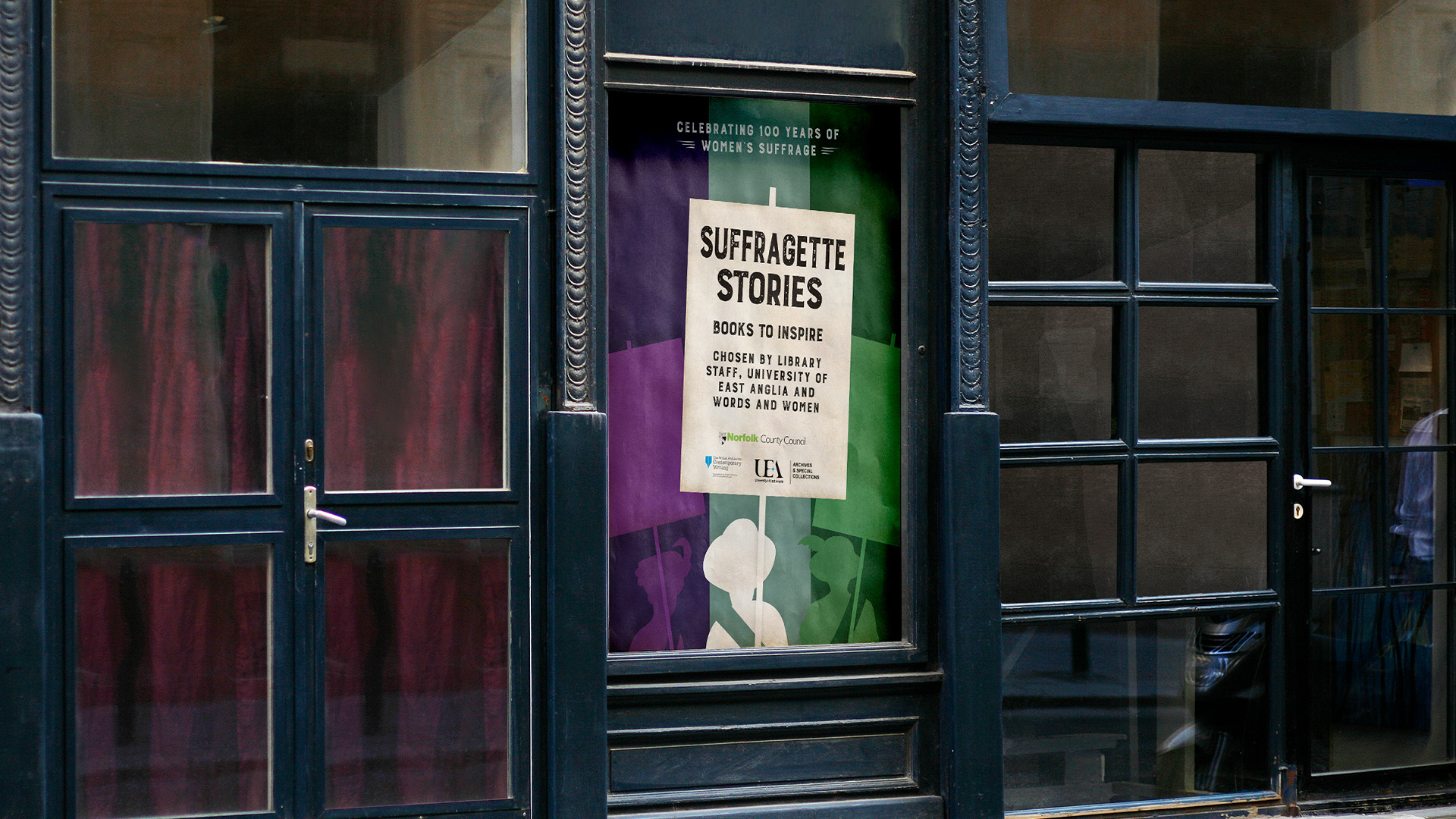 Suffragette Stories poster mockup 1