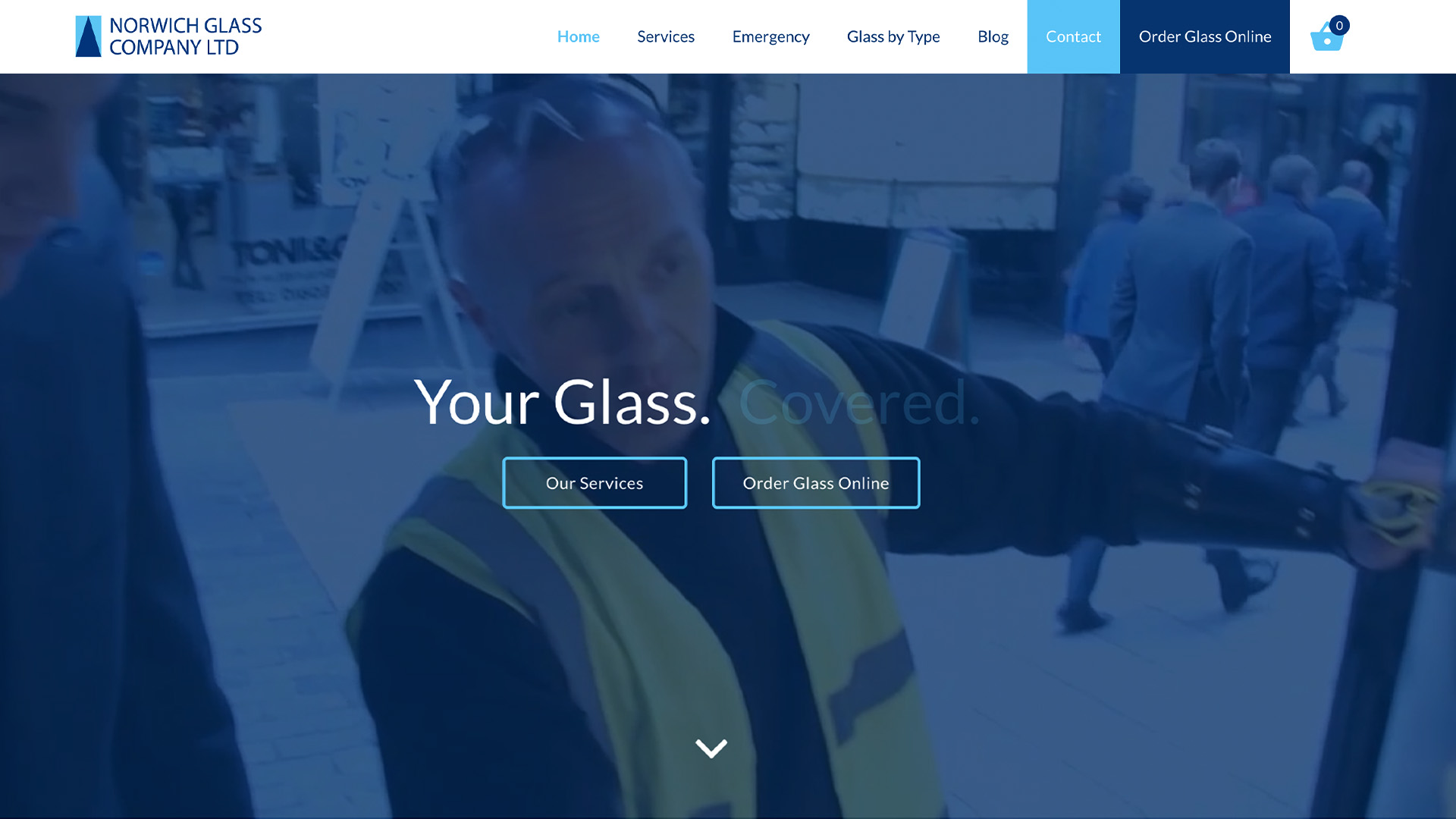 Norwich Glass homepage