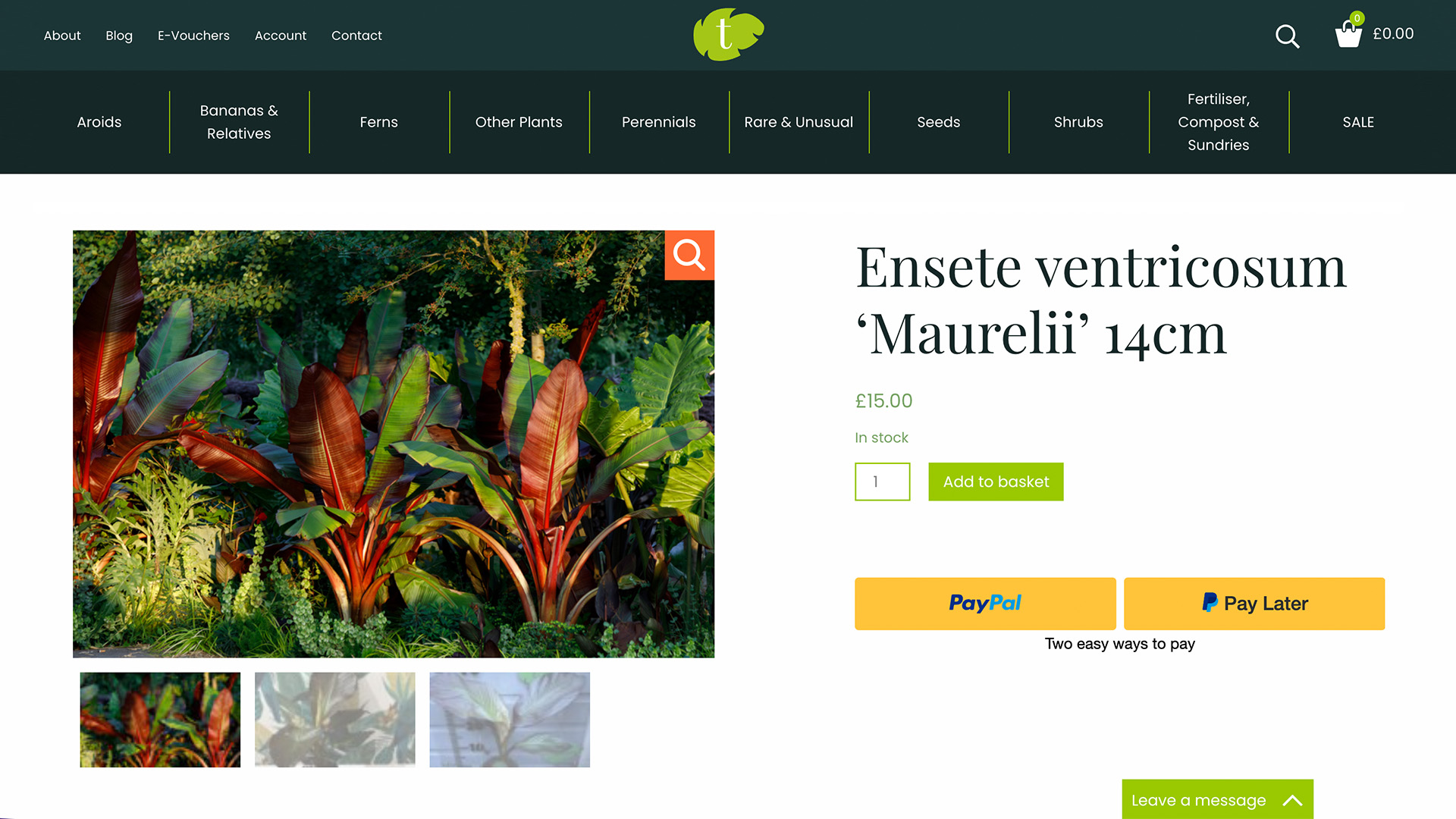 Turn it Tropical product page