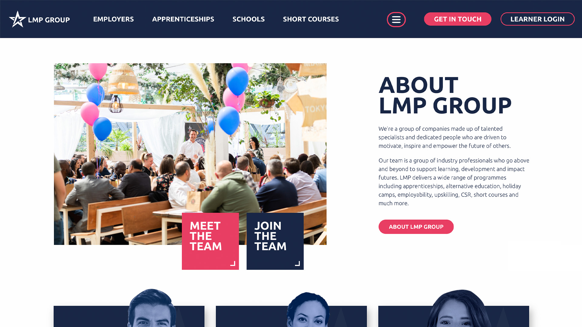 Homepage about LMP