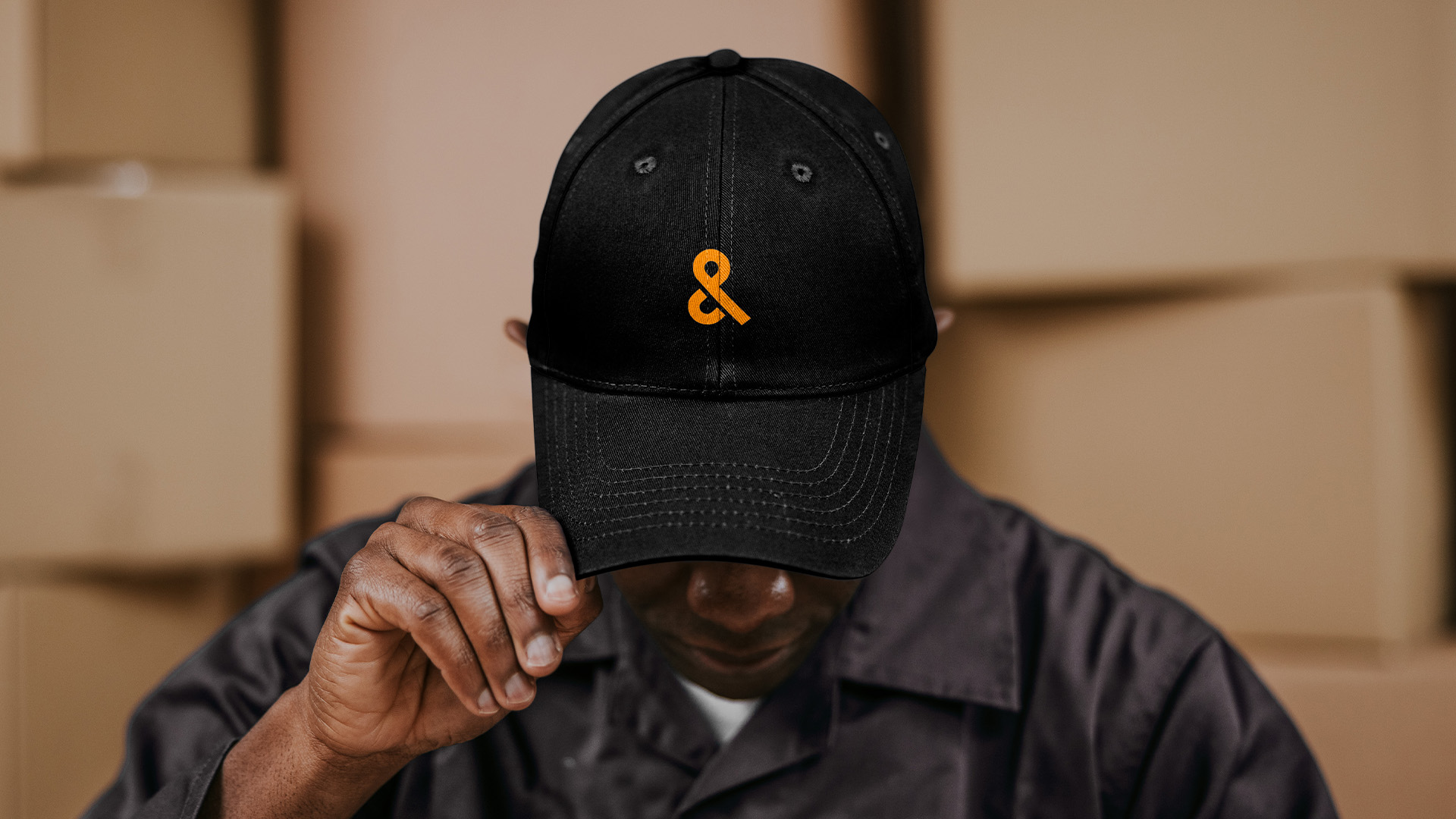 Branded cap