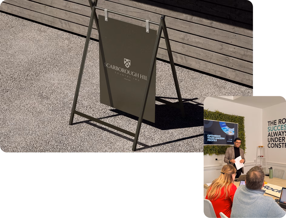 Outdoor design and LinkedIn workshops